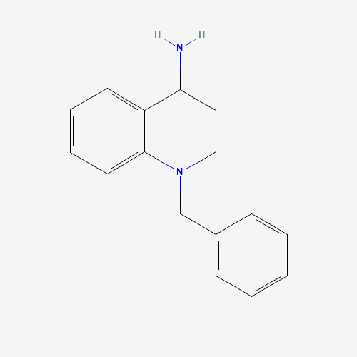 1-benzyl-3,4-dihydro-2H-quinolin-4-amine (CAS: 890839-45-9) - Chemical Structure and Molecular Formula 