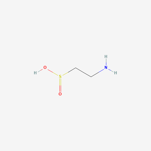 2-aminoethanesulfinic acid (CAS: 300-84-5) - Chemical Structure and Molecular Formula 