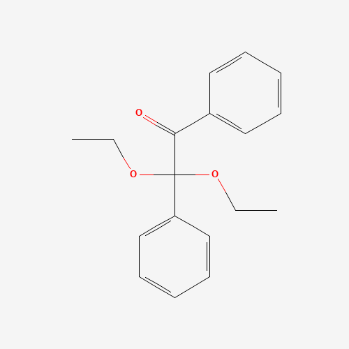 2,2-diethoxy-1,2-diphenylethanone (CAS: 41996-78-5) - Chemical Structure and Molecular Formula 