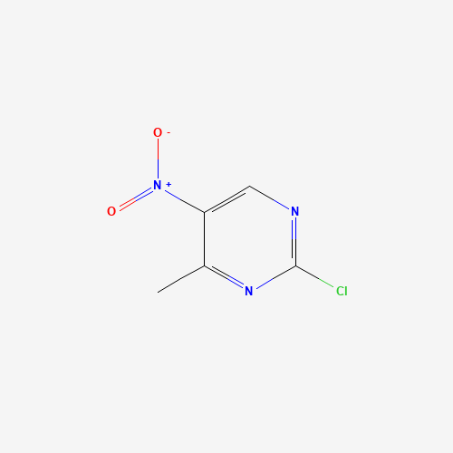 2-chloro-4-methyl-5-nitropyrimidine (CAS: 97821-70-0) - Chemical Structure and Molecular Formula 