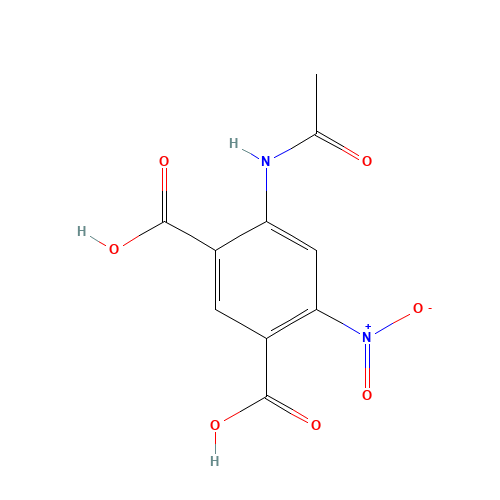 4-acetamido-6-nitrobenzene-1,3-dicarboxylic acid (CAS: 342045-62-9) - Related Chemical Product