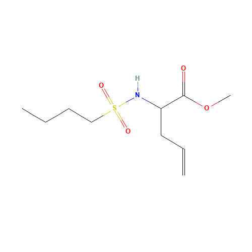 methyl 2-(butylsulfonylamino)pent-4-enoate (CAS: 185681-83-8) - Related Chemical Product