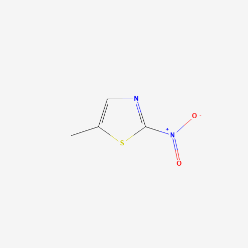 5-methyl-2-nitro-1,3-thiazole (CAS: 533886-32-7) - Chemical Structure and Molecular Formula 