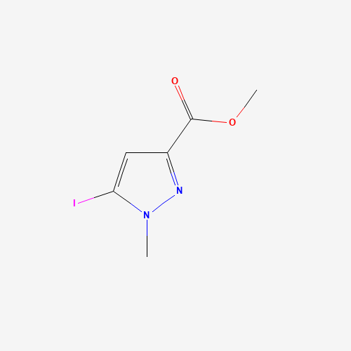 methyl 5-iodo-1-methylpyrazole-3-carboxylate (CAS: 1193244-87-9) - Chemical Structure and Molecular Formula 
