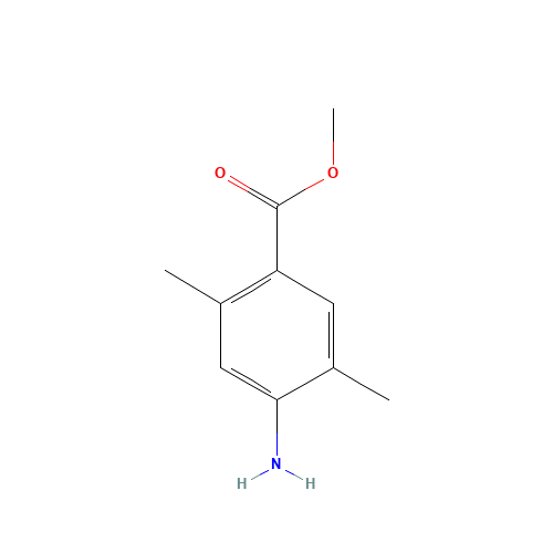 methyl 4-amino-2,5-dimethylbenzoate (CAS: 21339-74-2) - Chemical Structure and Molecular Formula 