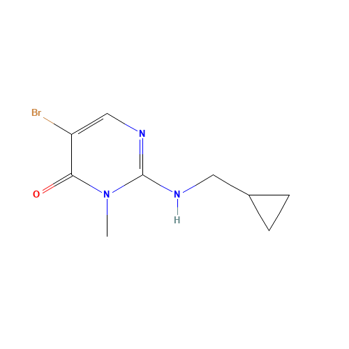 5-bromo-2-(cyclopropylmethylamino)-3-methylpyrimidin-4-one (CAS: 949557-32-8) - Related Chemical Product