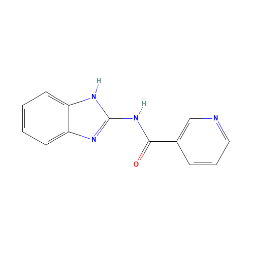 N-(1H-benzimidazol-2-yl)pyridine-3-carboxamide (CAS: 27111-31-5) - Related Chemical Product