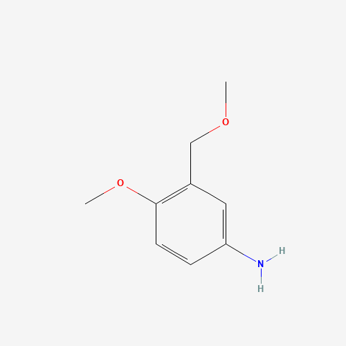 4-methoxy-3-(methoxymethyl)aniline (CAS: 59907-64-1) - Chemical Structure and Molecular Formula 