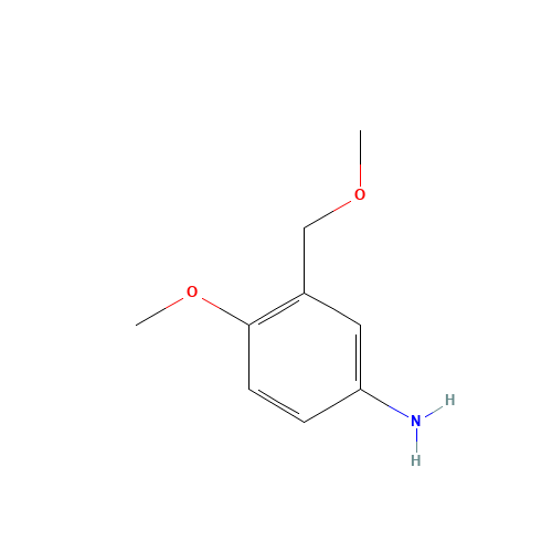 4-methoxy-3-(methoxymethyl)aniline (CAS: 59907-64-1) - Related Chemical Product
