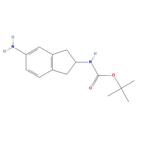 tert-butyl N-(5-amino-2,3-dihydro-1H-inden-2-yl)carbamate (CAS: 246873-45-0) - Related Chemical Product