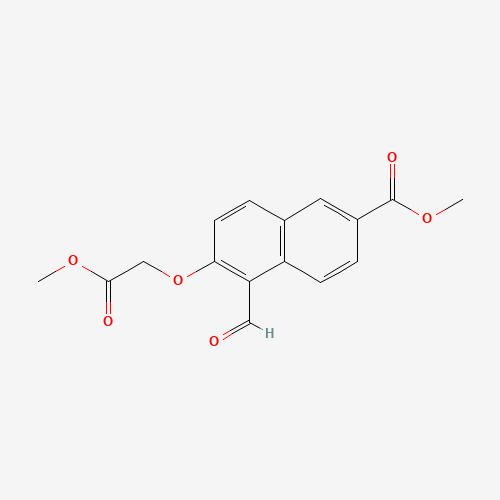 methyl 5-formyl-6-(2-methoxy-2-oxoethoxy)naphthalene-2-carboxylate (CAS: 713515-77-6) - Related Chemical Product