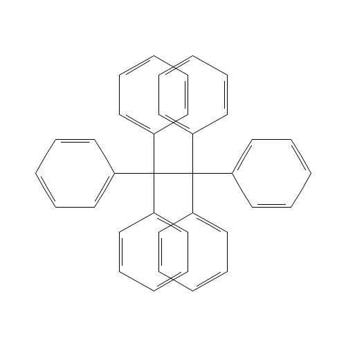 1,1,2,2,2-pentakis-phenylethylbenzene (CAS: 17854-07-8) - Chemical Structure and Molecular Formula 