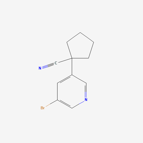 1-(5-bromopyridin-3-yl)cyclopentane-1-carbonitrile (CAS: 1195178-79-0) - Related Chemical Product