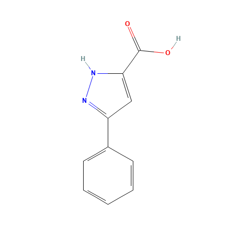 3-phenyl-1H-pyrazole-5-carboxylic acid (CAS: 5071-61-4) - Related Chemical Product