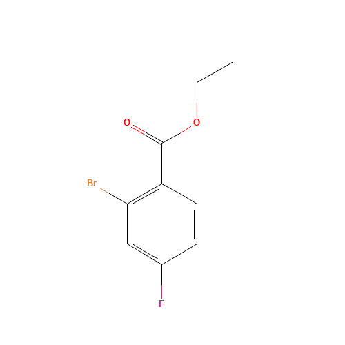 ethyl 2-bromo-4-fluorobenzoate (CAS: 651341-68-3) - Chemical Structure and Molecular Formula 