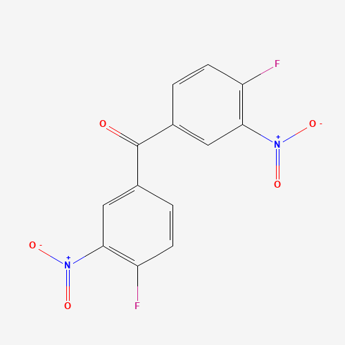 bis(4-fluoro-3-nitrophenyl)methanone chemical structure bis(4-fluoro-3-nitrophenyl)methanone (CAS: 73329-64-3) - Chemical Structure and Molecular Formula