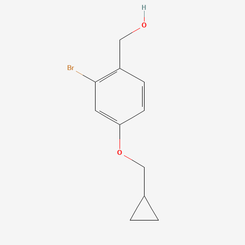 [2-bromo-4-(cyclopropylmethoxy)phenyl]methanol (CAS: 1426953-02-7) - Related Chemical Product