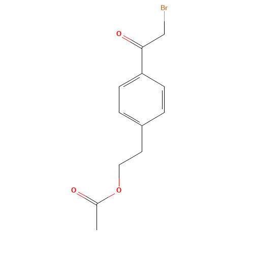 2-[4-(2-bromoacetyl)phenyl]ethyl acetate (CAS: 1361414-32-5) - Related Chemical Product