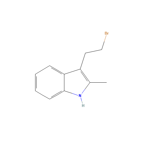 3-(2-bromoethyl)-2-methyl-1H-indole (CAS: 56365-56-1) - Related Chemical Product