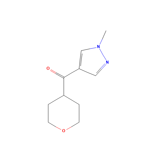 (1-methylpyrazol-4-yl)-(oxan-4-yl)methanone (CAS: 1104226-94-9) - Related Chemical Product