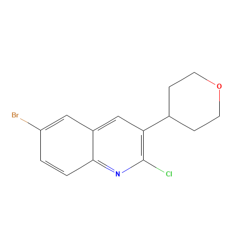 6-bromo-2-chloro-3-(oxan-4-yl)quinoline (CAS: 1319197-09-5) - Related Chemical Product