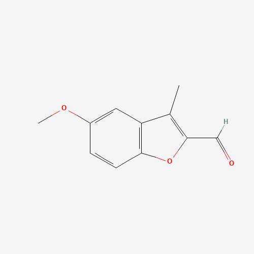 5-methoxy-3-methyl-1-benzofuran-2-carbaldehyde (CAS: 33038-25-4) - Chemical Structure and Molecular Formula 