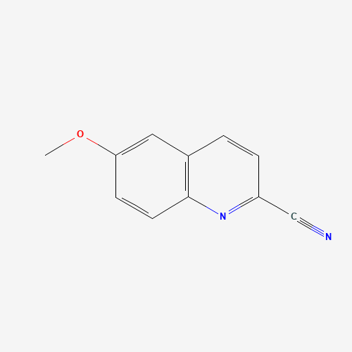 6-methoxyquinoline-2-carbonitrile (CAS: 5467-79-8) - Chemical Structure and Molecular Formula 