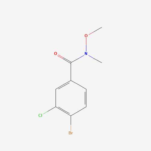 4-bromo-3-chloro-N-methoxy-N-methylbenzamide (CAS: 1235711-34-8) - Related Chemical Product