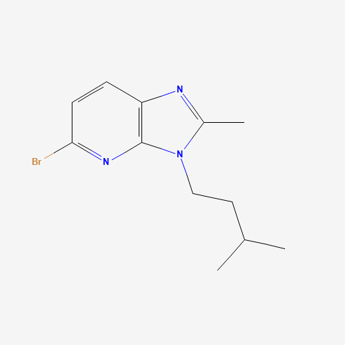 5-bromo-2-methyl-3-(3-methylbutyl)imidazo[4,5-b]pyridine (CAS: 1263281-65-7) - Related Chemical Product