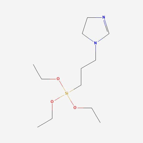3-(4,5-dihydroimidazol-1-yl)propyl-triethoxysilane (CAS: 58068-97-6) - Chemical Structure and Molecular Formula 