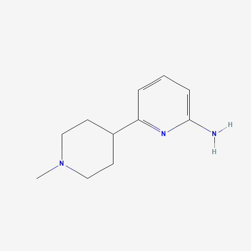 6-(1-methylpiperidin-4-yl)pyridin-2-amine (CAS: 478366-36-8) - Chemical Structure and Molecular Formula 