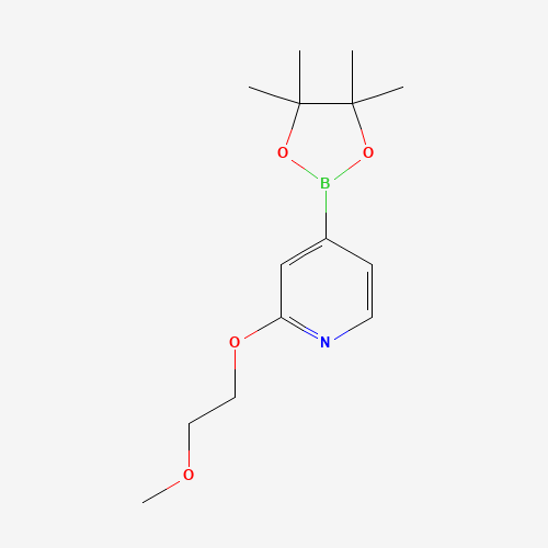 2-(2-methoxyethoxy)-4-(4,4,5,5-tetramethyl-1,3,2-dioxaborolan-2-yl)pyridine (CAS: 1356544-05-2) - Related Chemical Product