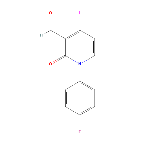 1-(4-fluorophenyl)-4-iodo-2-oxopyridine-3-carbaldehyde (CAS: 1025721-07-6) - Related Chemical Product