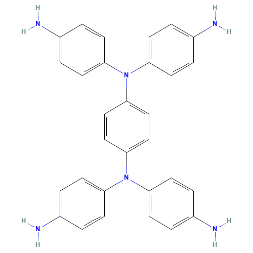 4-N-[4-(4-amino-N-(4-aminophenyl)anilino)phenyl]-4-N-(4-aminophenyl)benzene-1,4-diamine (CAS: 3283-07-6) - Related Chemical Product