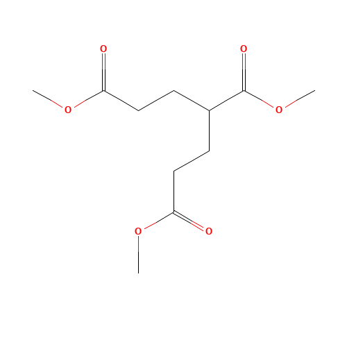 trimethyl pentane-1,3,5-tricarboxylate (CAS: 5464-63-1) - Chemical Structure and Molecular Formula 