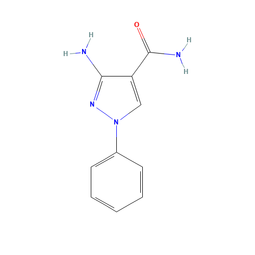 3-amino-1-phenylpyrazole-4-carboxamide (CAS: 956503-08-5) - Related Chemical Product
