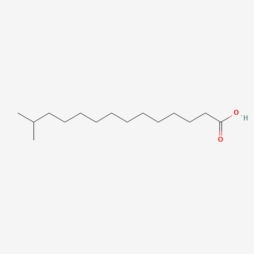 13-methyltetradecanoic acid (CAS: 2485-71-4) - Chemical Structure and Molecular Formula 