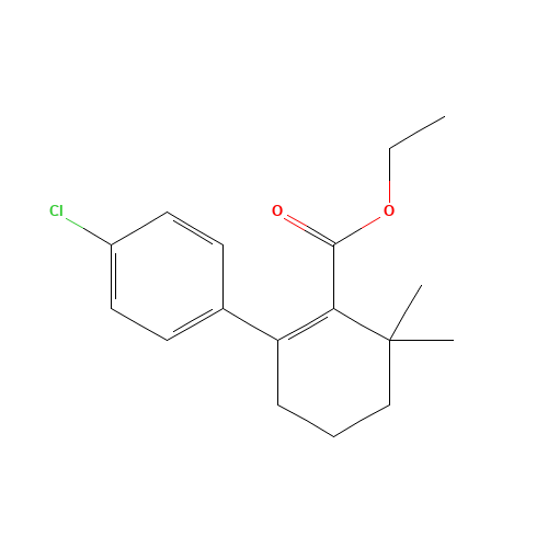ethyl 2-(4-chlorophenyl)-6,6-dimethylcyclohexene-1-carboxylate (CAS: 1257045-69-4) - Related Chemical Product