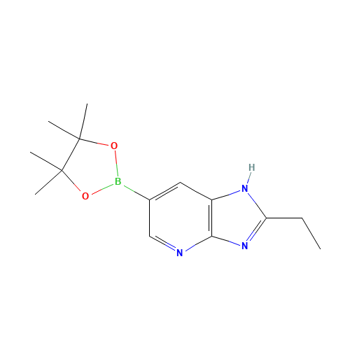 2-ethyl-6-(4,4,5,5-tetramethyl-1,3,2-dioxaborolan-2-yl)-1H-imidazo[4,5-b]pyridine (CAS: 1373622-16-2) - Related Chemical Product