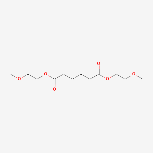 bis(2-methoxyethyl) hexanedioate (CAS: 106-00-3) - Chemical Structure and Molecular Formula 