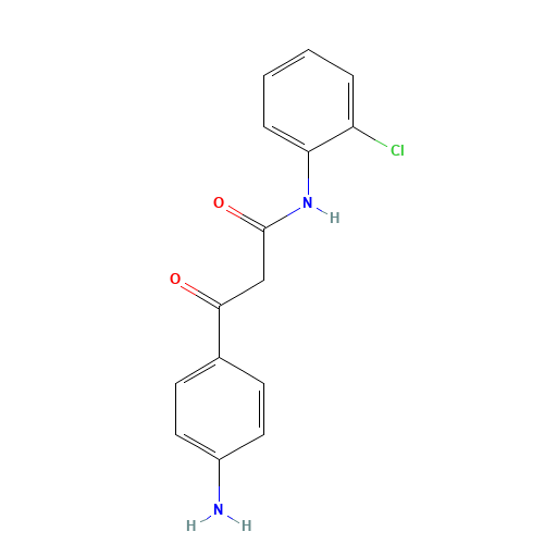 3-(4-aminophenyl)-N-(2-chlorophenyl)-3-oxopropanamide (CAS: 62253-94-5) - Related Chemical Product