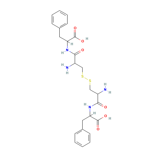 2-[[2-amino-3-[[2-amino-3-[(1-carboxy-2-phenylethyl)amino]-3-oxopropyl]disulfanyl]propanoyl]amino]-3-phenylpropanoic acid (CAS: 62130-80-7) - Related Chemical Product