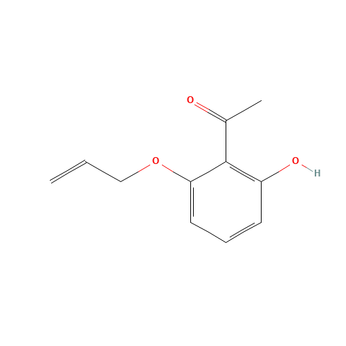 1-(2-hydroxy-6-prop-2-enoxyphenyl)ethanone (CAS: 23226-84-8) - Chemical Structure and Molecular Formula 