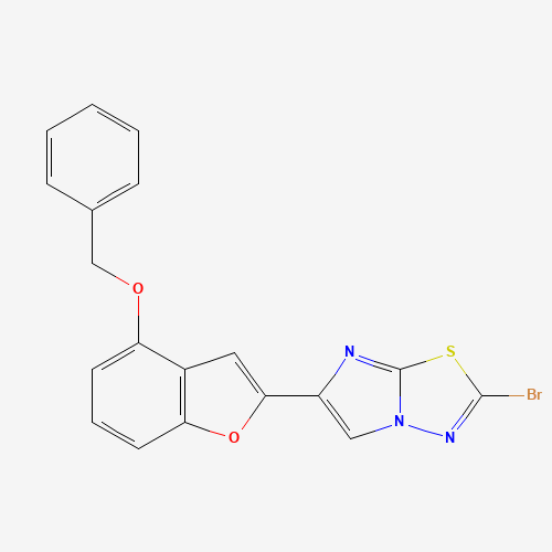 2-bromo-6-(4-phenylmethoxy-1-benzofuran-2-yl)imidazo[2,1-b][1,3,4]thiadiazole (CAS: 1476848-29-9) - Related Chemical Product