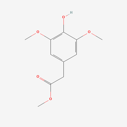 methyl 2-(4-hydroxy-3,5-dimethoxyphenyl)acetate (CAS: 151292-83-0) - Chemical Structure and Molecular Formula 