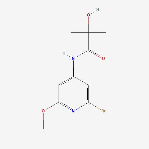 N-(2-bromo-6-methoxypyridin-4-yl)-2-hydroxy-2-methylpropanamide (CAS: 1433904-76-7) - Related Chemical Product