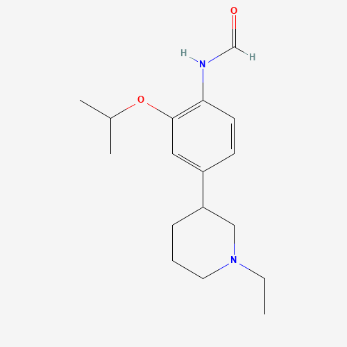 N-[4-(1-ethylpiperidin-3-yl)-2-propan-2-yloxyphenyl]formamide (CAS: 1462951-65-0) - Related Chemical Product