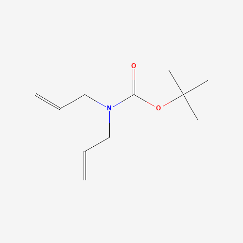 tert-butyl N,N-bis(prop-2-enyl)carbamate (CAS: 151259-38-0) - Chemical Structure and Molecular Formula 
