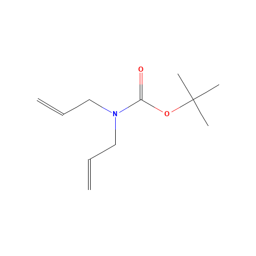 tert-butyl N,N-bis(prop-2-enyl)carbamate (CAS: 151259-38-0) - Chemical Structure and Molecular Formula 