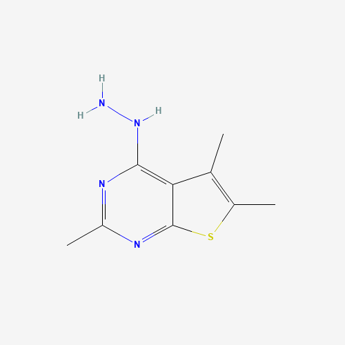 (2,5,6-trimethylthieno[2,3-d]pyrimidin-4-yl)hydrazine (CAS: 77995-55-2) - Related Chemical Product